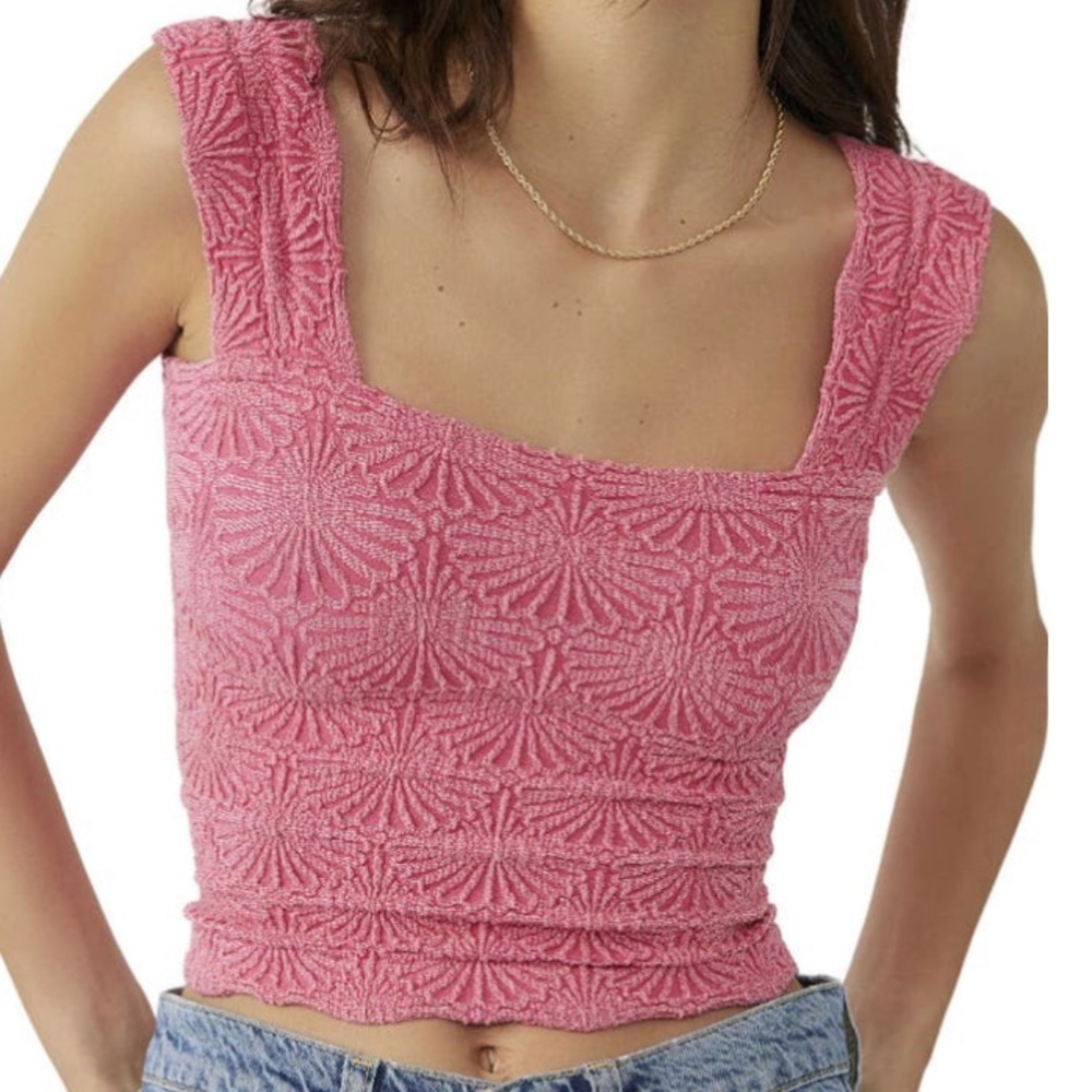 Love letter  floral, knit camisole